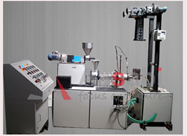 Lab Twin Screw Extruder with Blown Flim Attactment